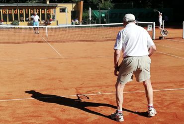 Senioren 80+ beim Einzel im Tennisclub Rudolstadt