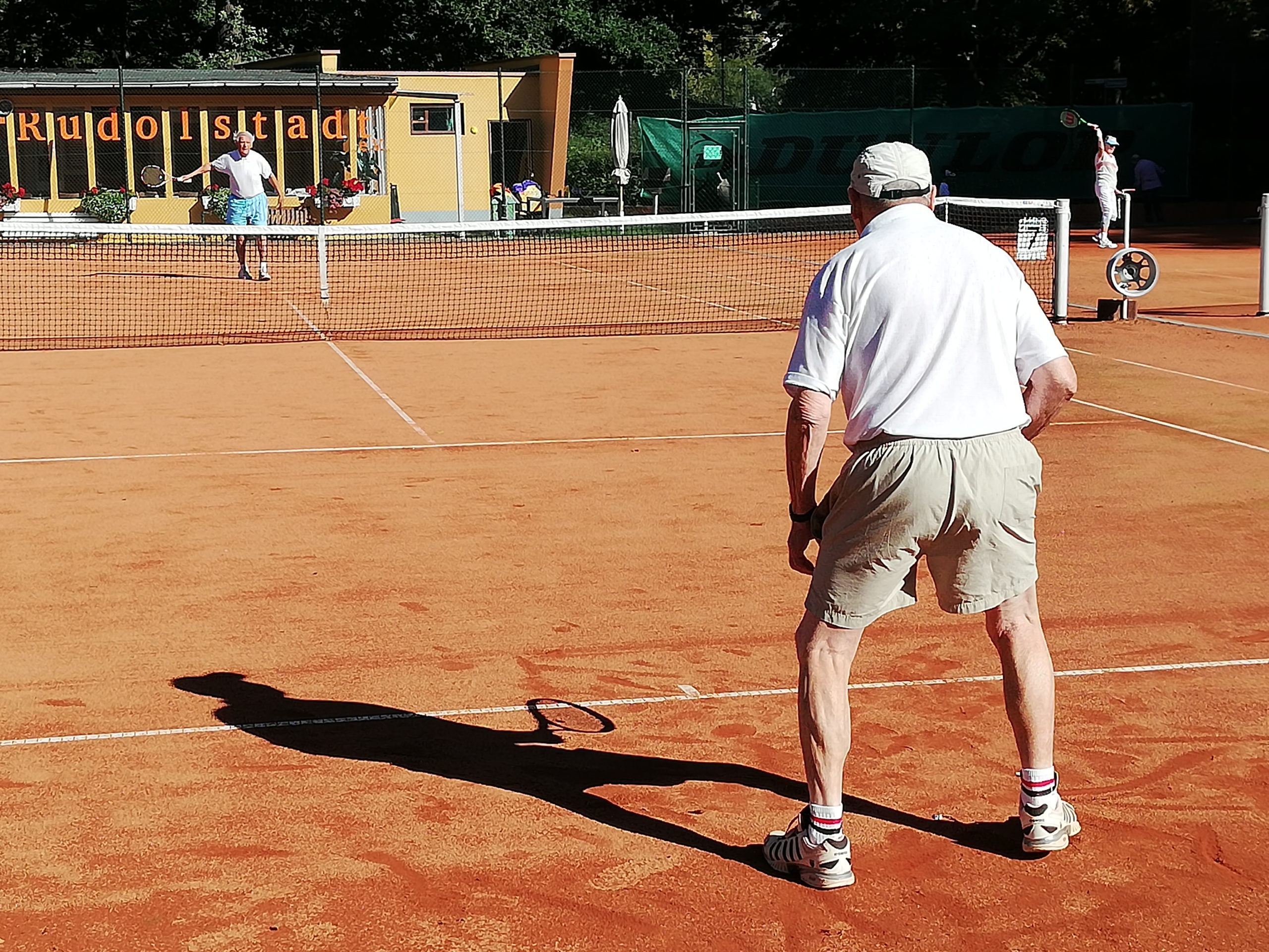Senioren 80+ beim Einzel im Tennisclub Rudolstadt