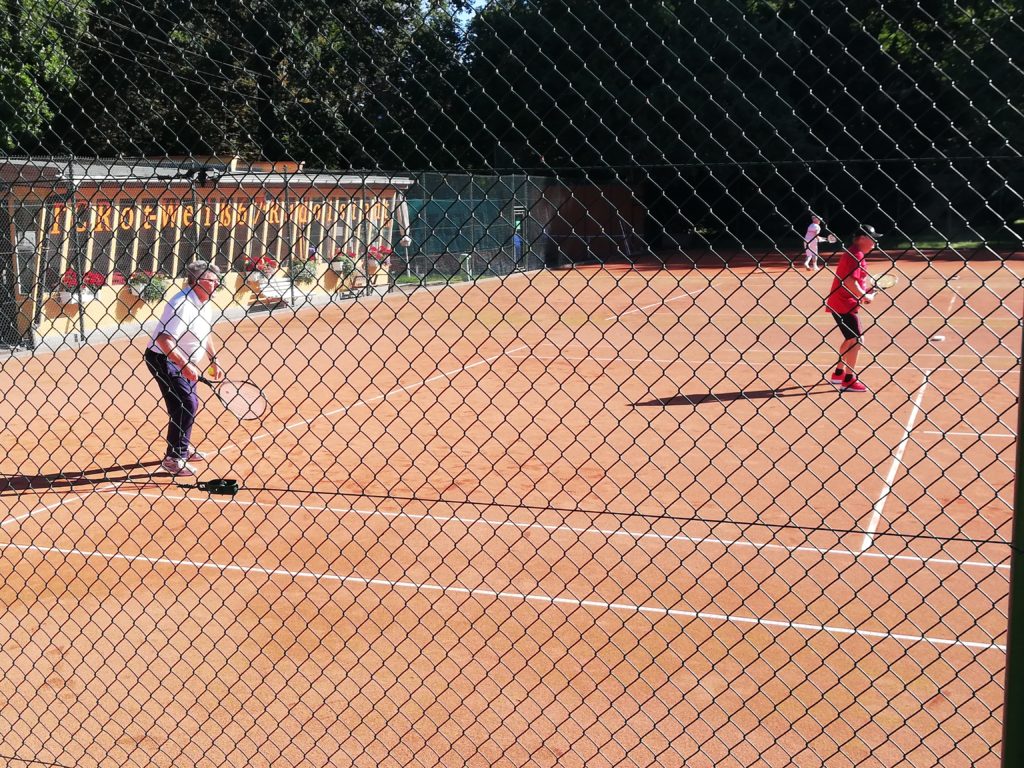Das Herren Doppel Ü60 im Tennisclub Rot-Weiss Rudolstadt