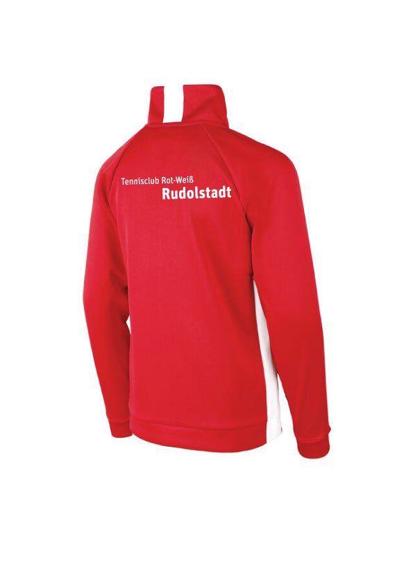 Trainingsjacke Herren - Rot, Weiß – Bild 2