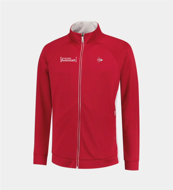 Trainingsjacke Herren - Rot, Weiß